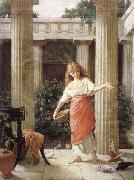 John William Waterhouse In the Peristyle oil